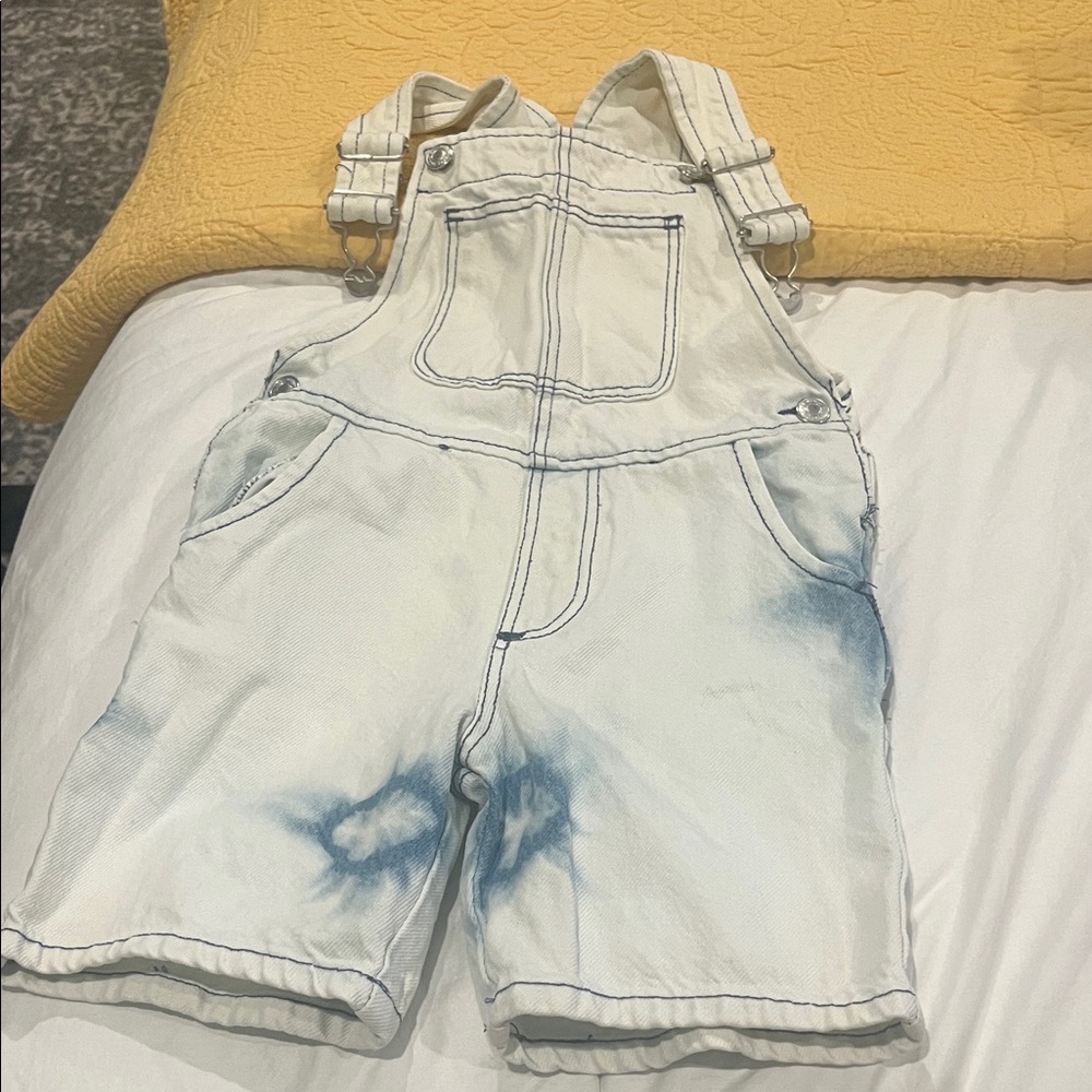 Zara Light Blue Denim Jumpsuit
